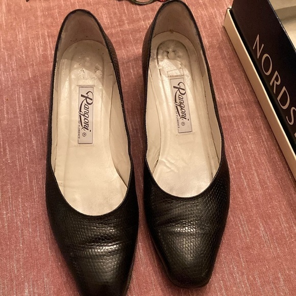 Vintage Rangoni black leather shoes - Picture 1 of 2